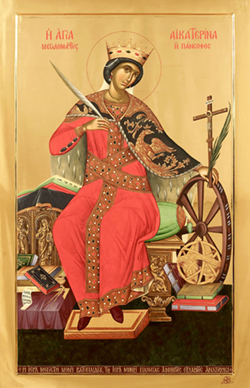 Икона великомученицы Екатерины